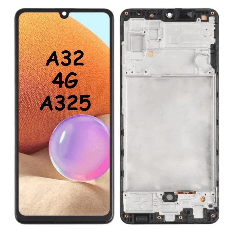 LCD Screen and Digitizer Full Assembly with Frame for Samsung Galaxy A32 4G SM-A325 - Best Cell Phone Parts Distributor in Canada, Parts Source LCD Screen and Digitizer Full Assembly with Frame for Samsung Galaxy A32 4G SM-A325 - Best Cell Phone Parts Distributor in Canada, Parts Source